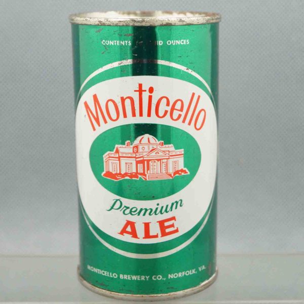 monticello 95-4 pull tab beer can 1