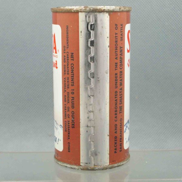 shasta rootbeer s420-9 flat top soda can 4