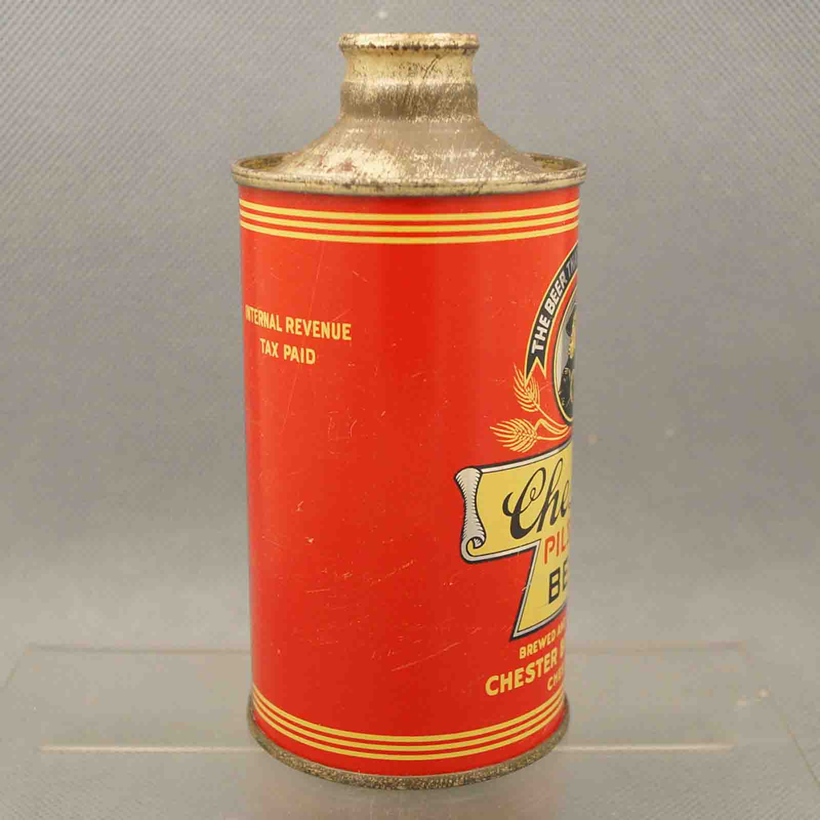 Chester Sheet Turned Into Cone Top Arts Beer Cans