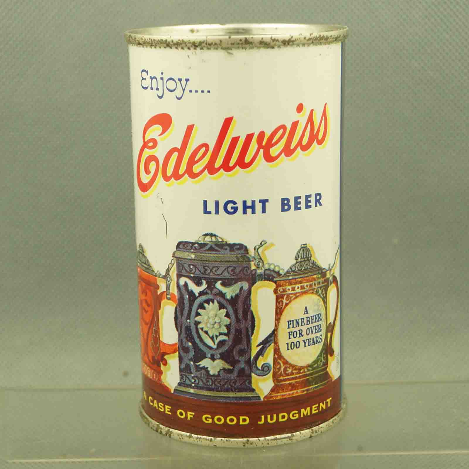 edelweiss 59-12 flat top beer can 3