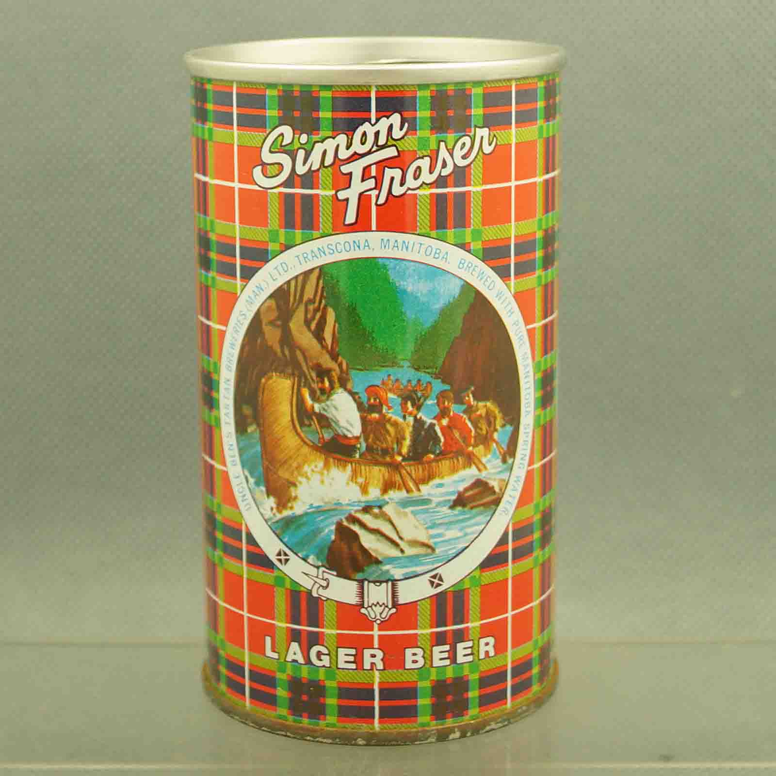 simon fraser pull tab beer can 1