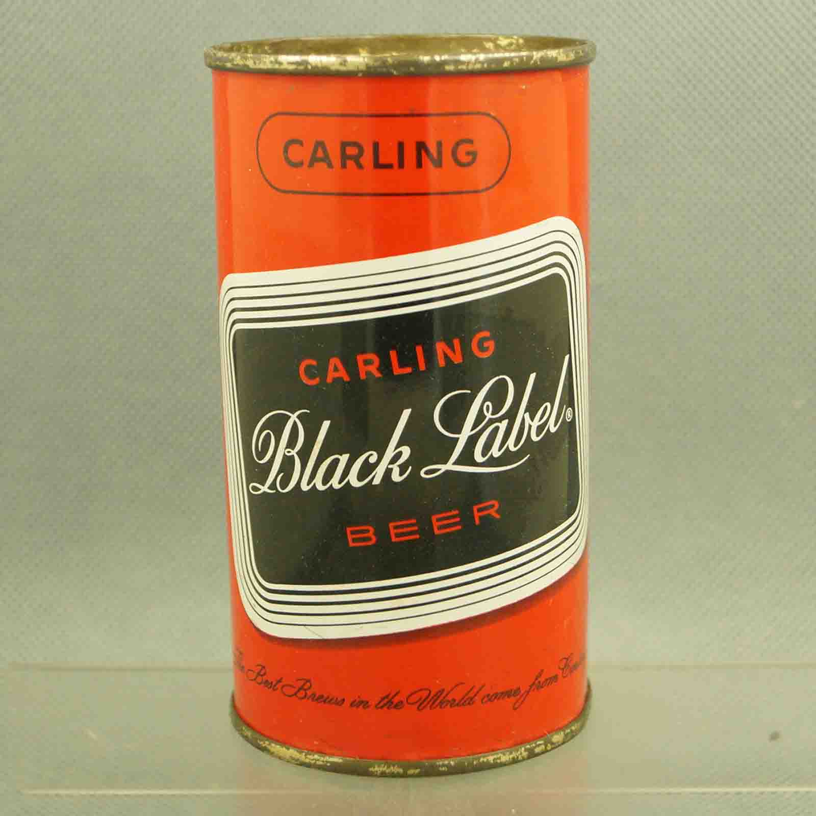 black label 37-39 flat top beer can 1