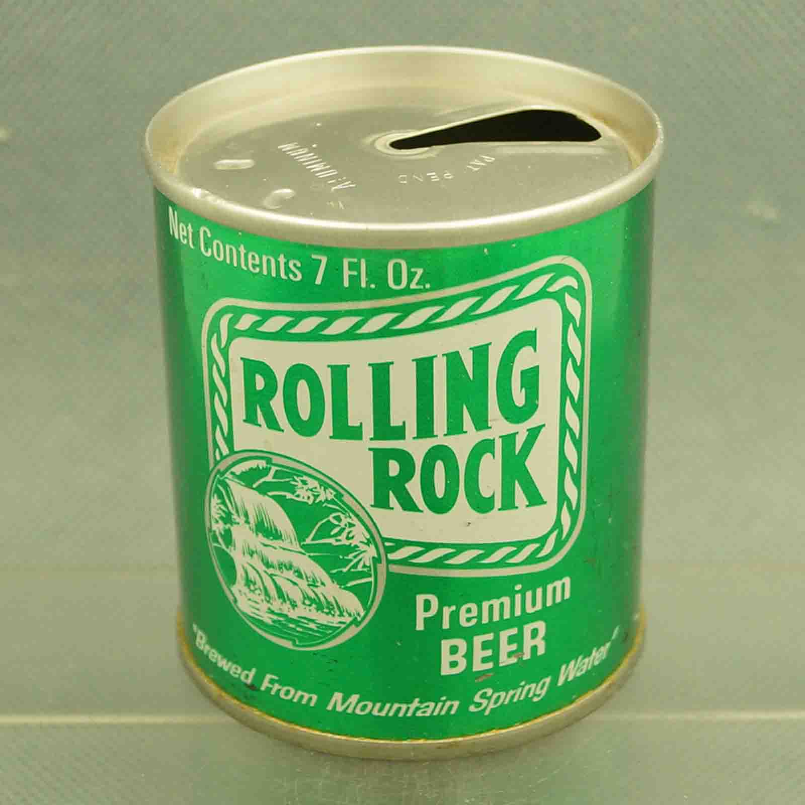 rolling rock 29-25 pull tab beer can 1