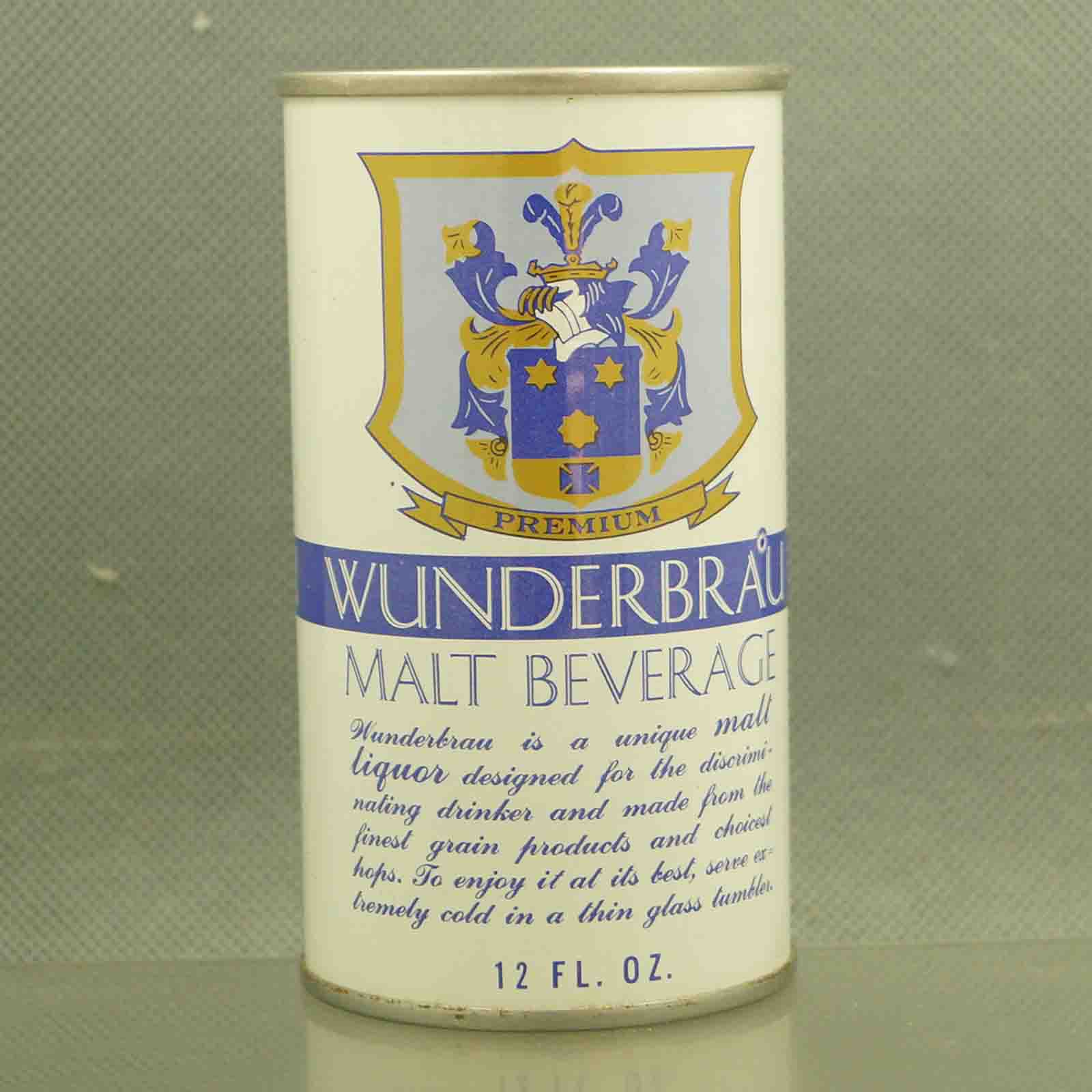 wunderbrau 135-30 pull tab beer can 3