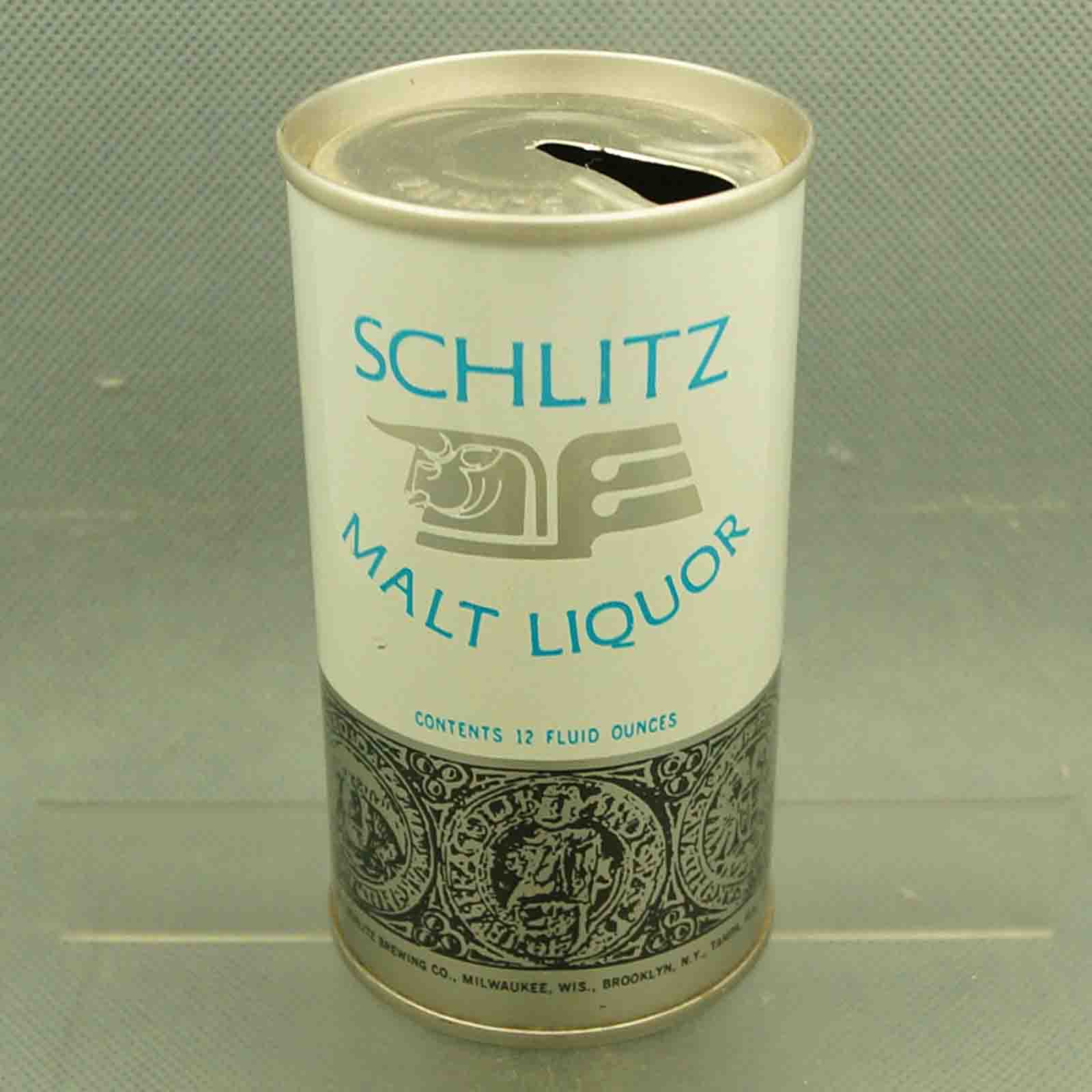 schlitz 121-23 pull tab beer can 1