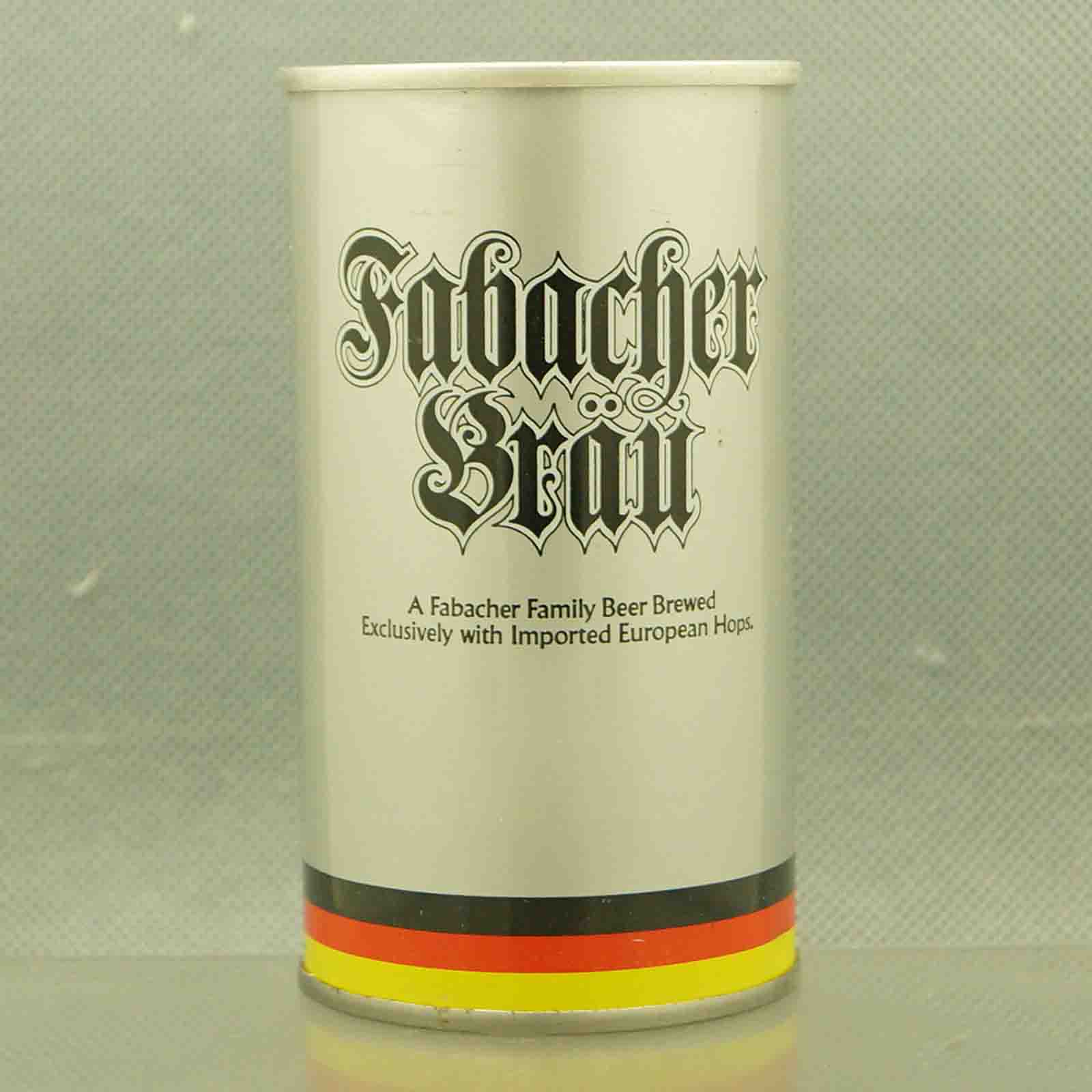 fabacher brau 62-11 pull tab beer can 1