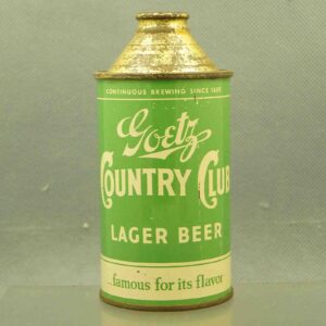 goetz country club 165-18 cone top beer can 1