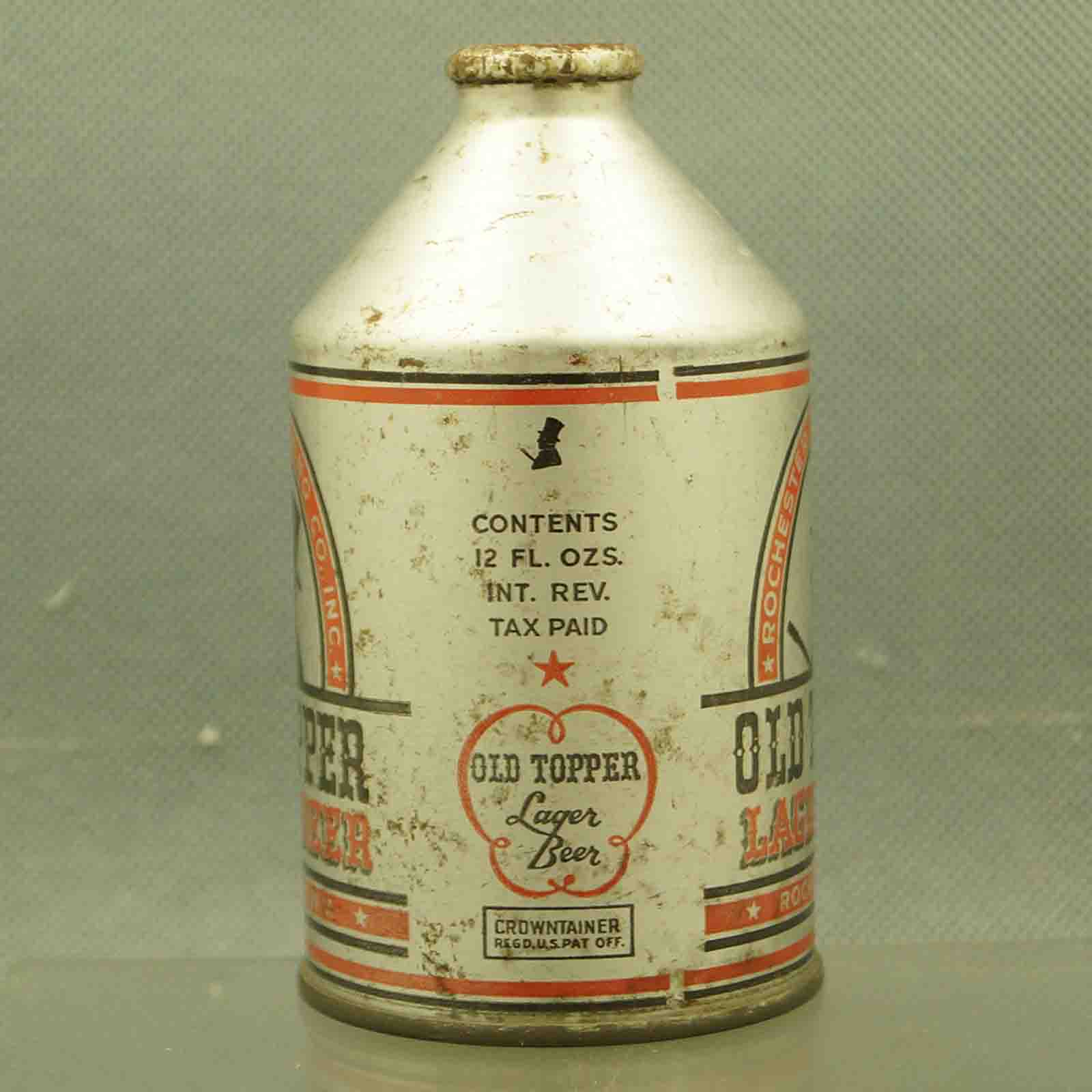 old topper 198-1 cone top beer can 4
