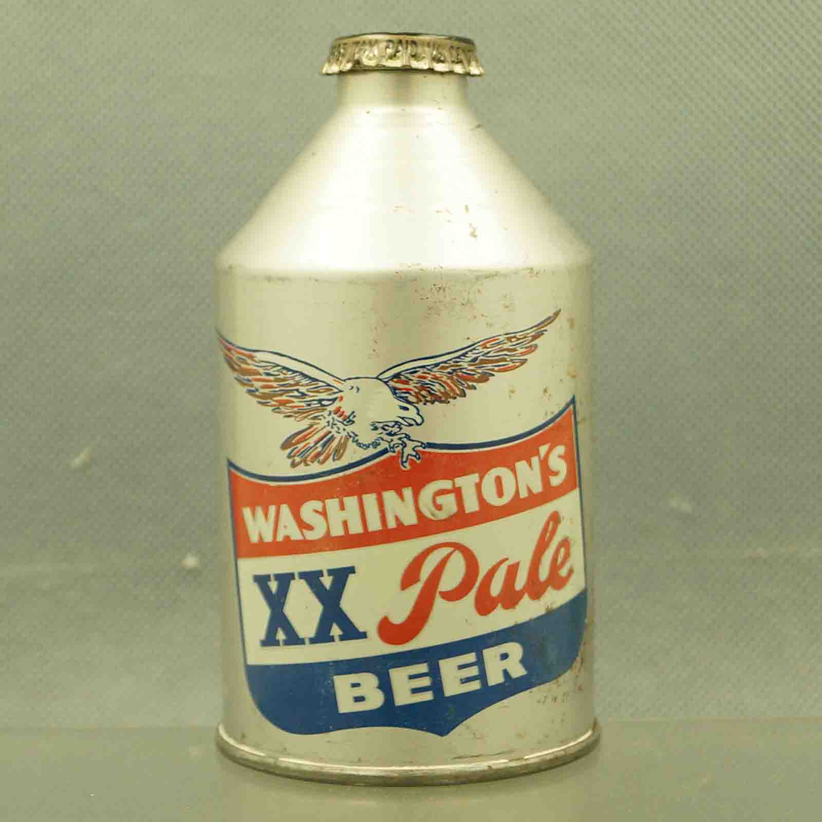 washingtons 199-22 cone top beer can 1