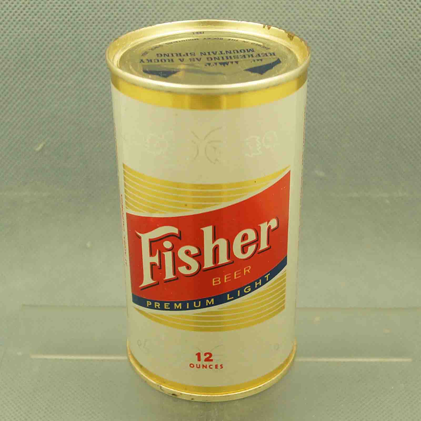 fisher 63-32 flat top beer can 1