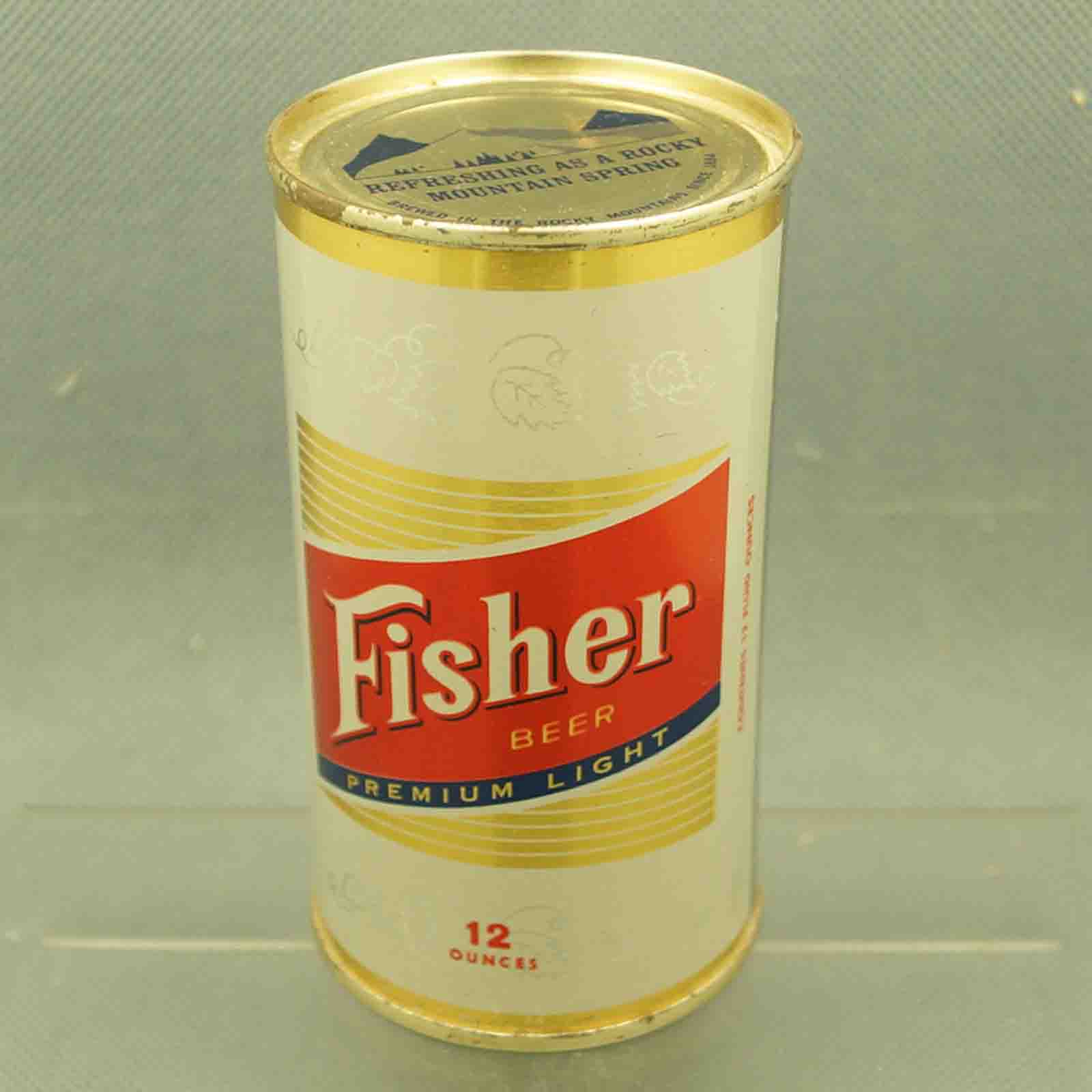 fisher 63-32 flat top beer can 3