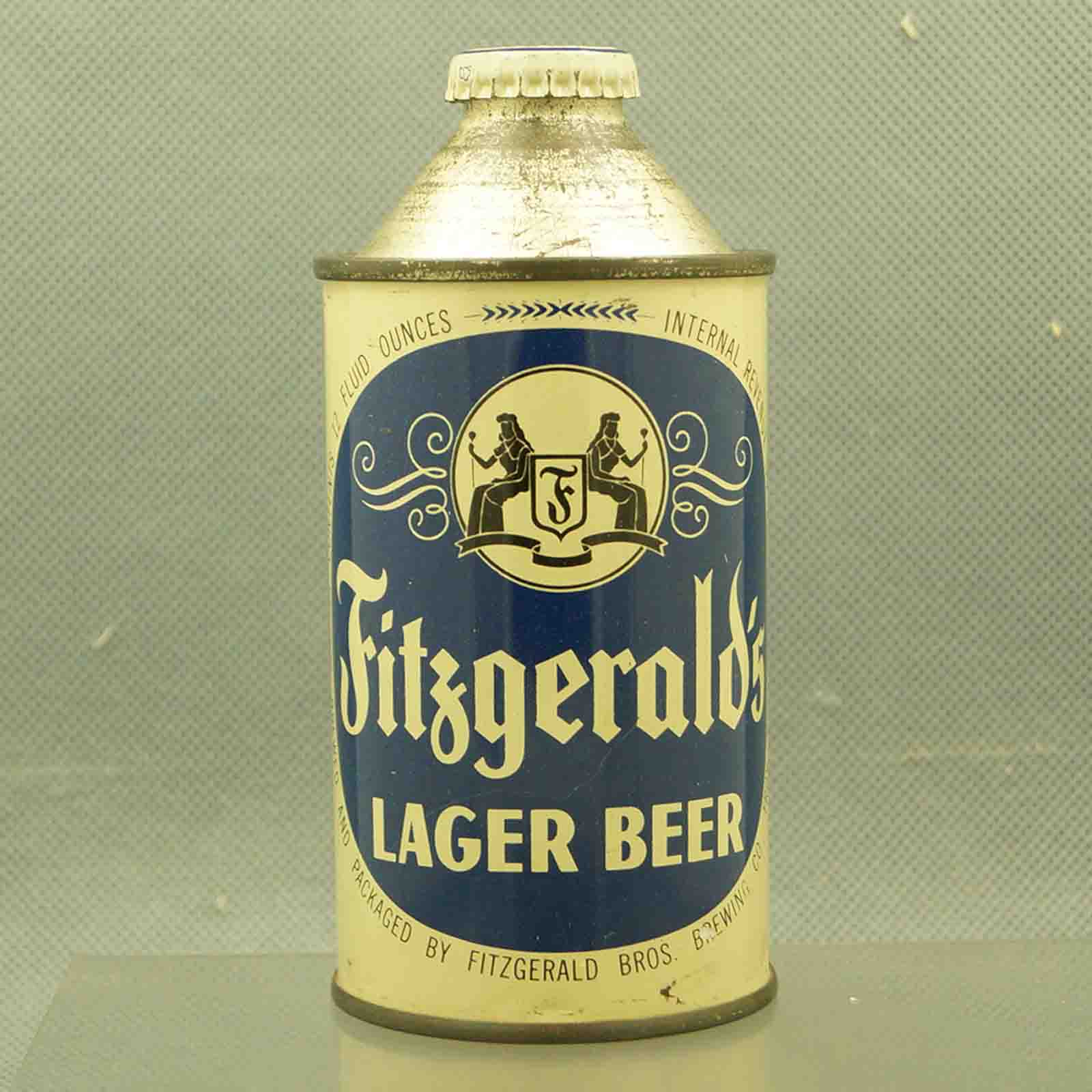 fitzgeralds 163-6 cone top beer can 1