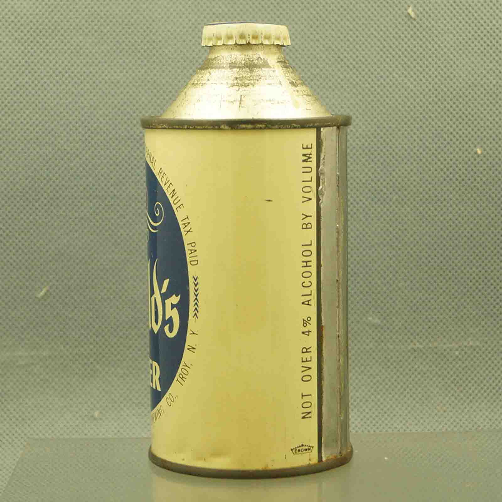fitzgeralds 163-6 cone top beer can 2
