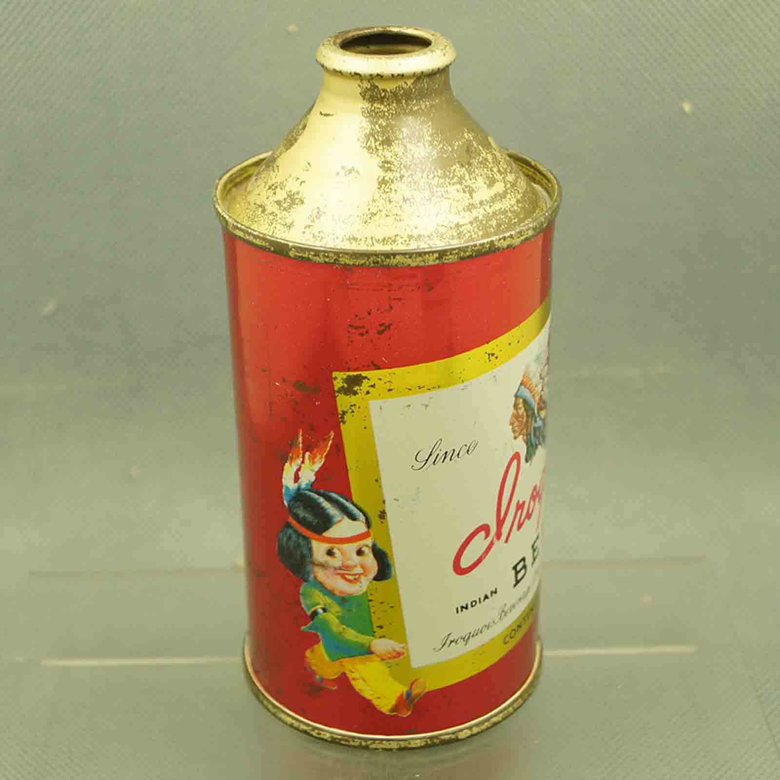 iroquois 170-12 cone top beer can 4