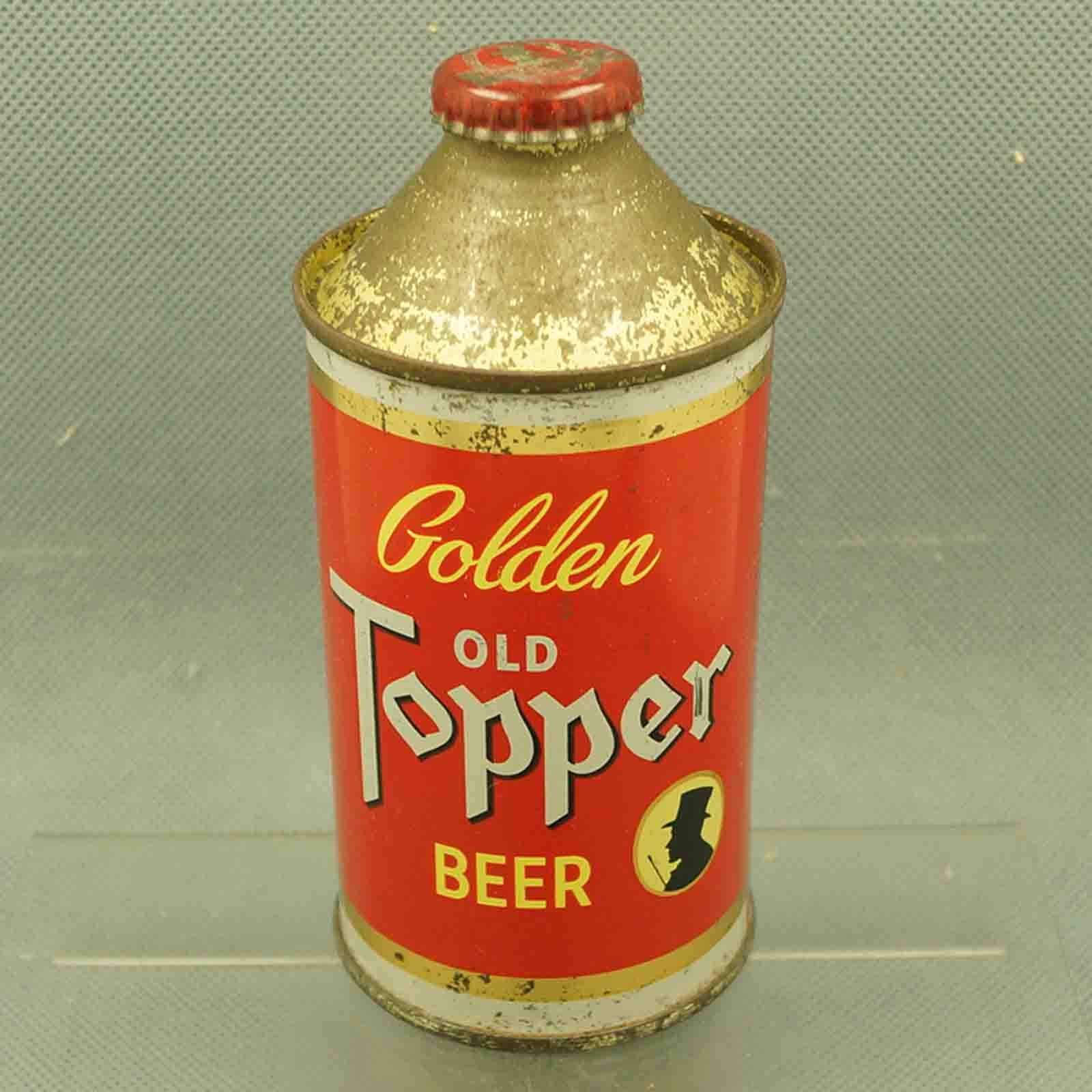 old topper 178-10 cone top beer can 3