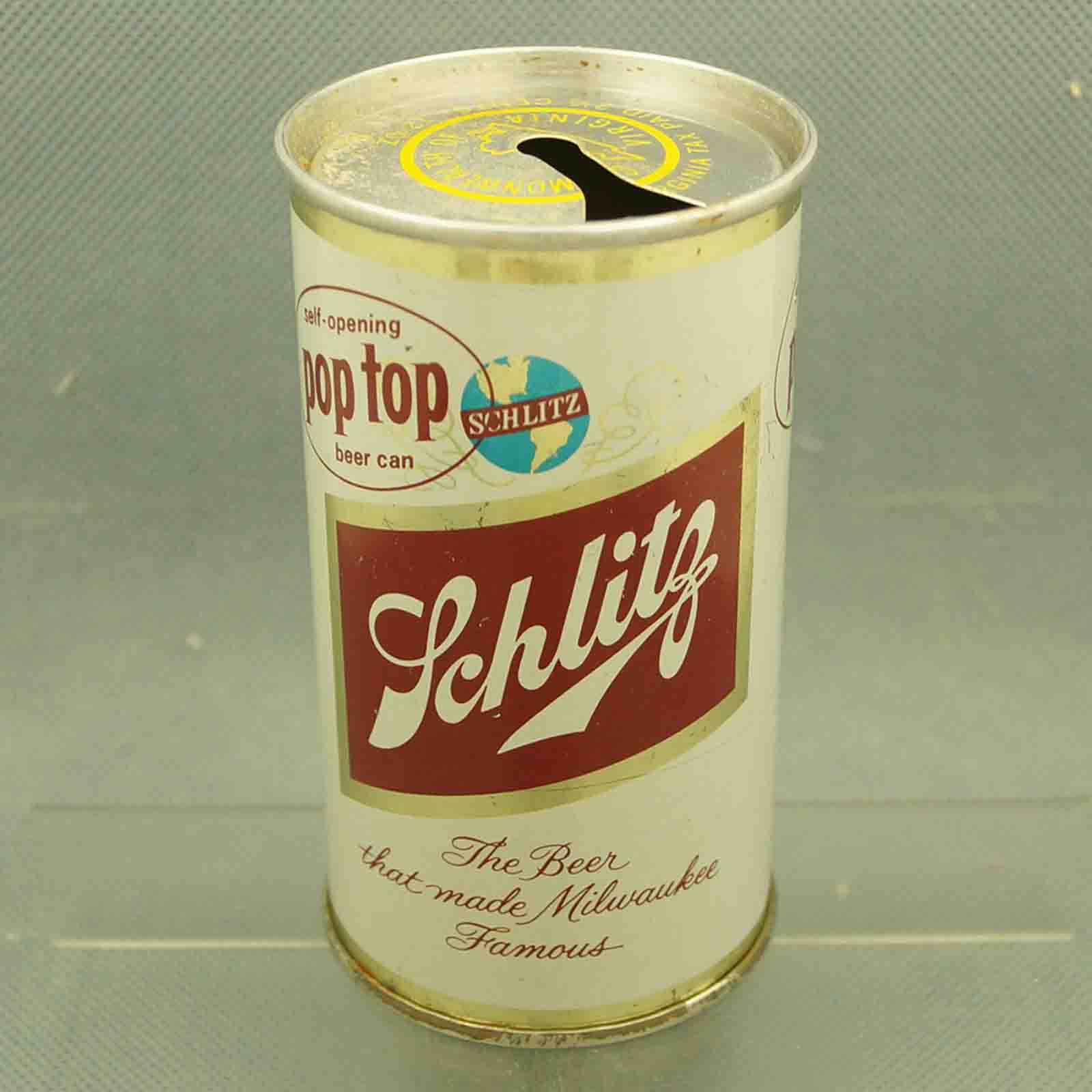 schlitz 120-27 pull tab beer can 1