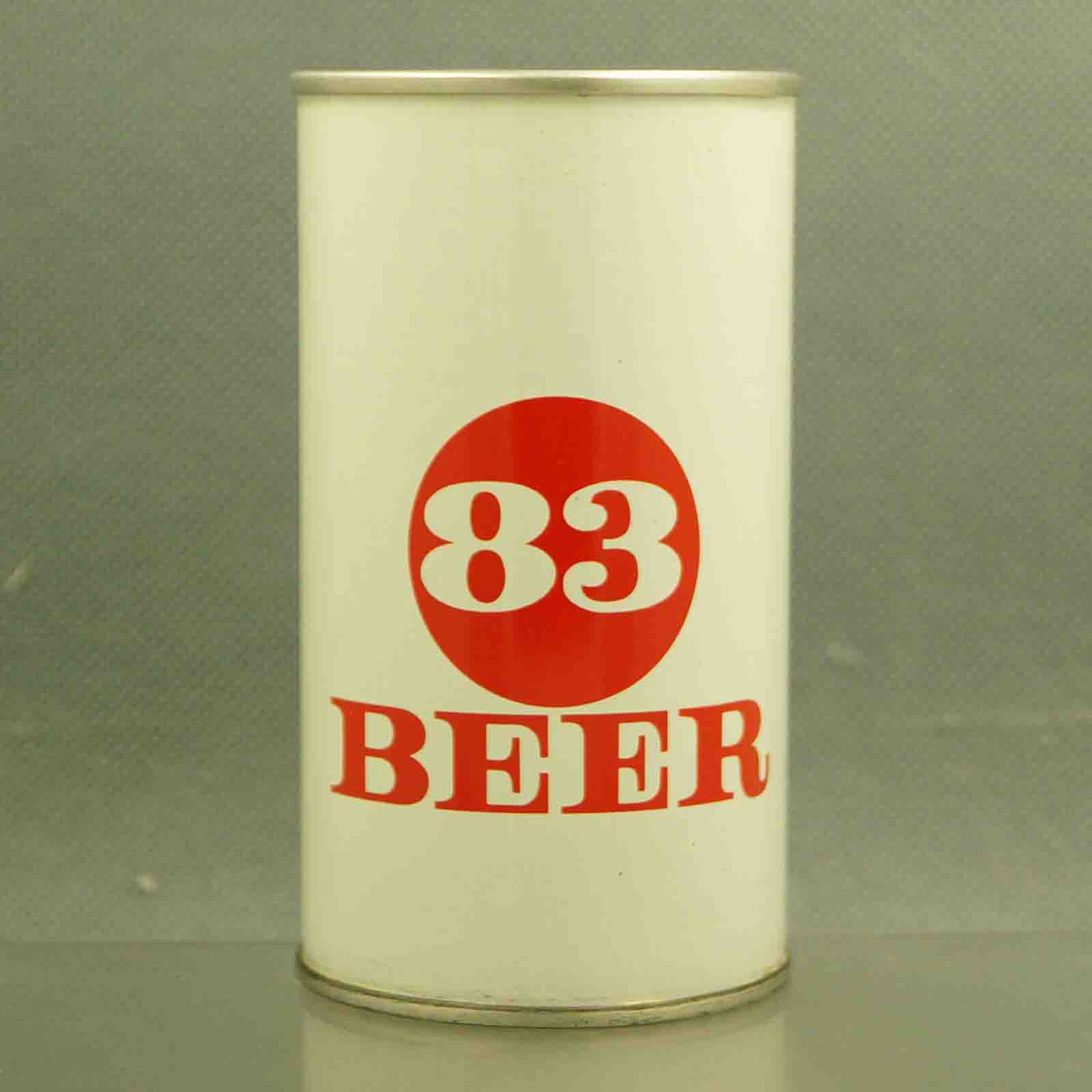 83 beer 61-21 pull tab beer can 1
