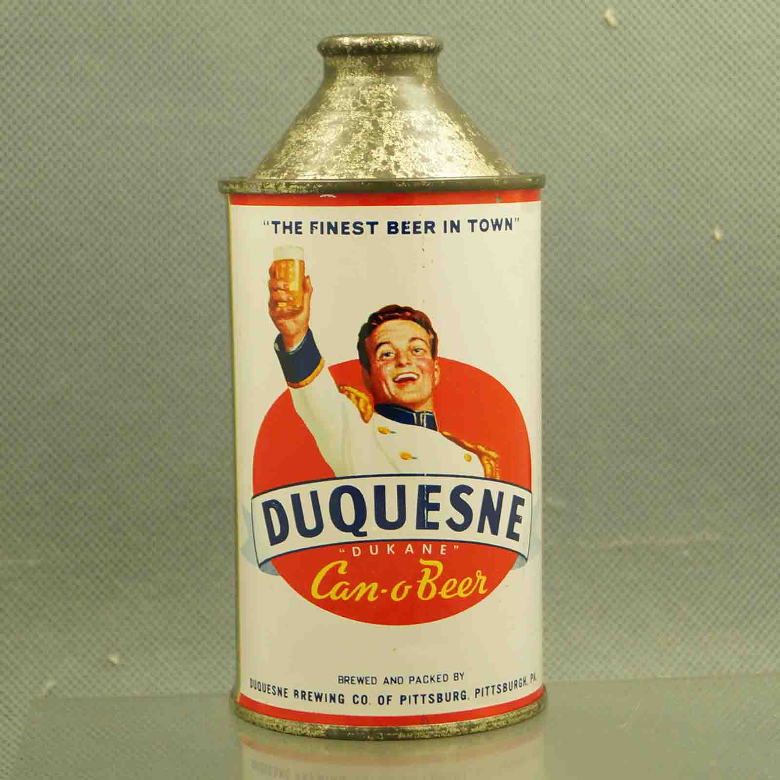 duquesne 160-1 cone top beer can 1