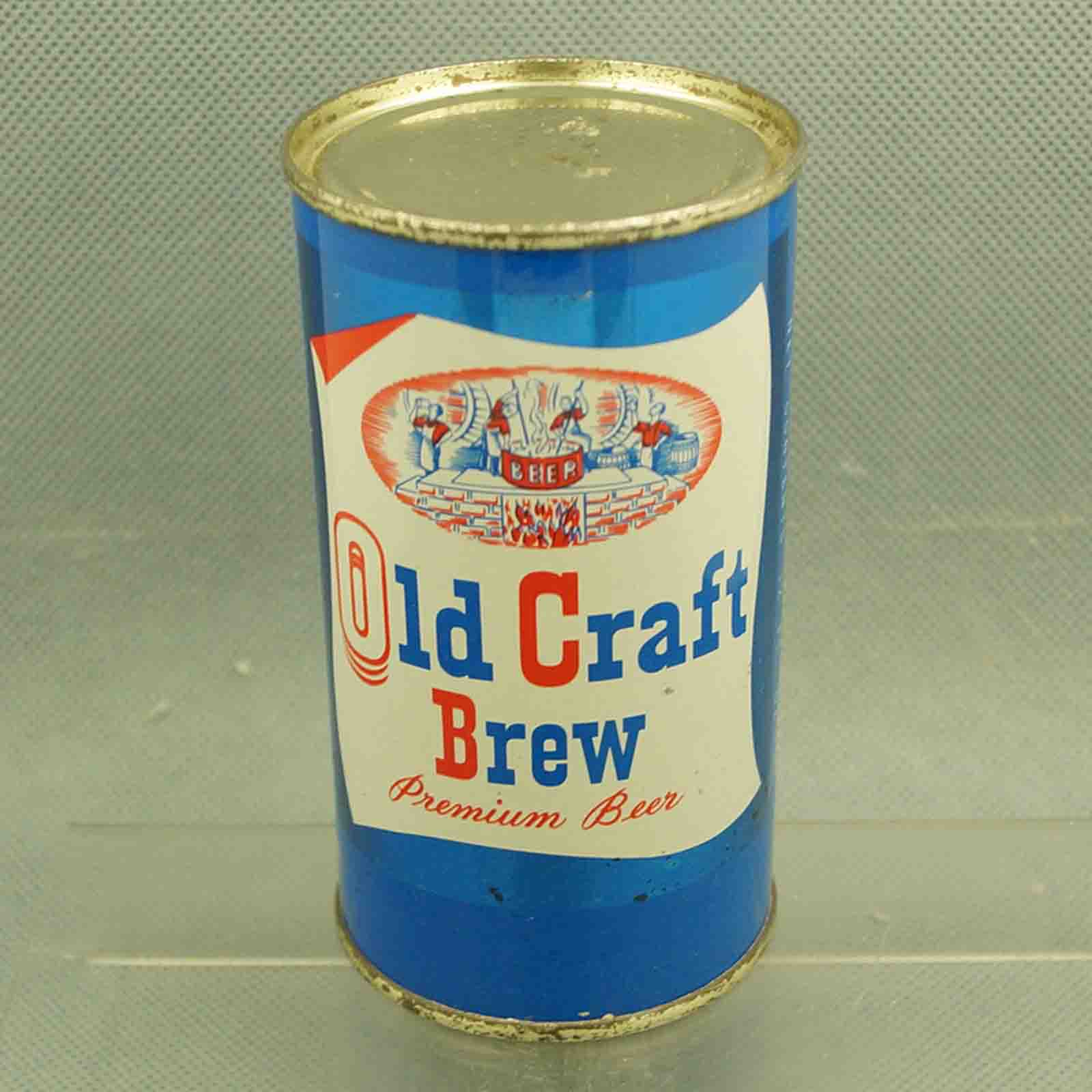 old craft 104-36 flat top beer can 1