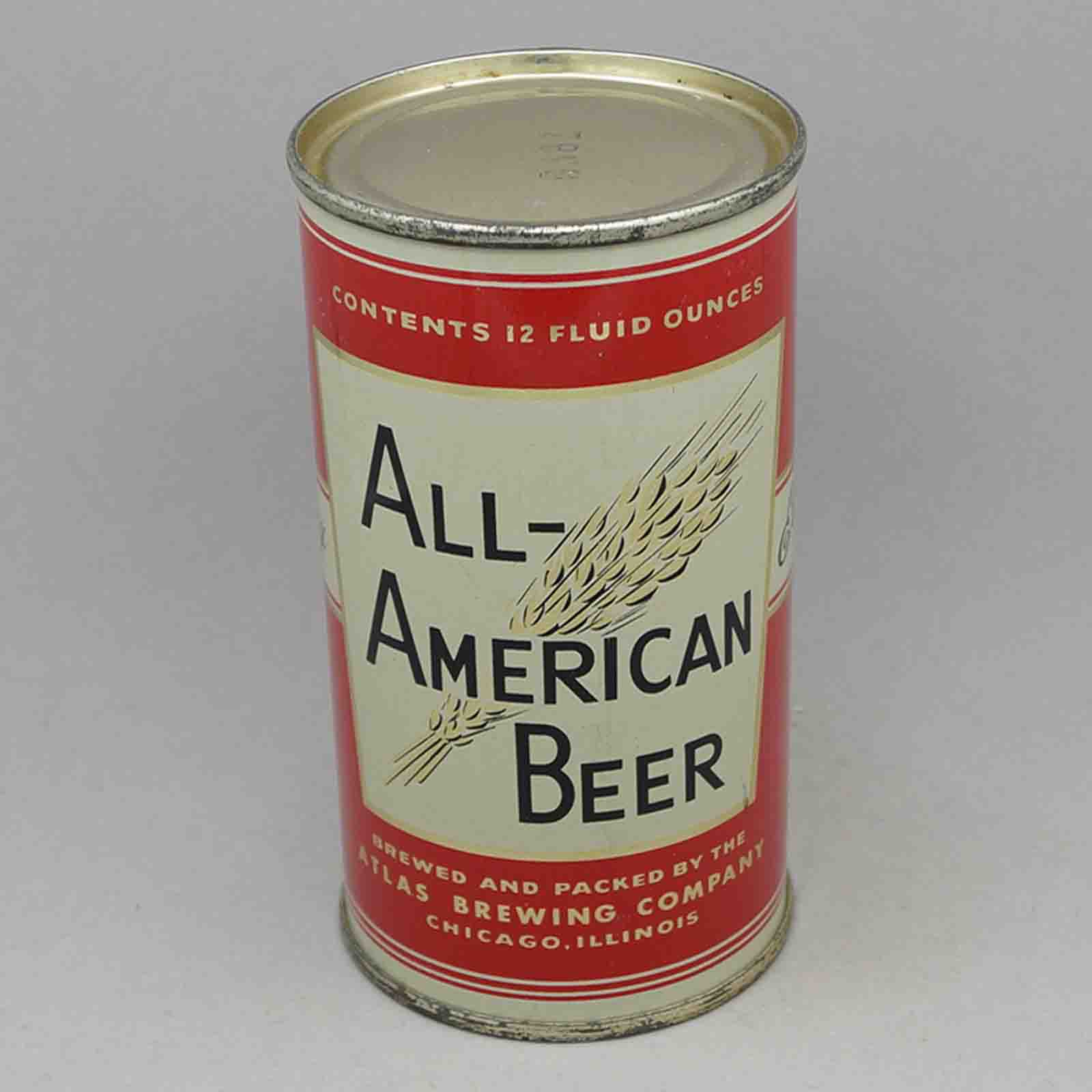 all american 29-25 flat top beer can 1
