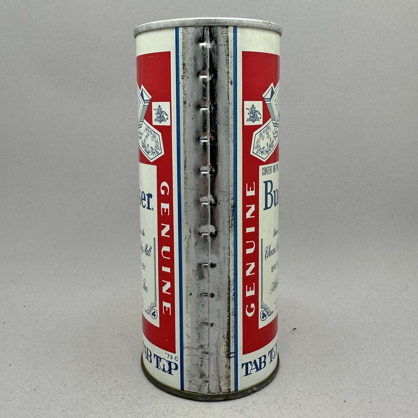 budweiser 143-6 pull tab beer can 2