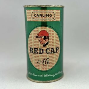 red cap 119-7 flat top beer can 1