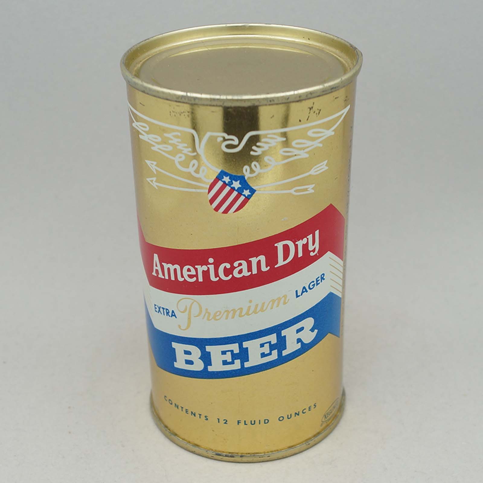 american dry 31-20 flat top beer can 1