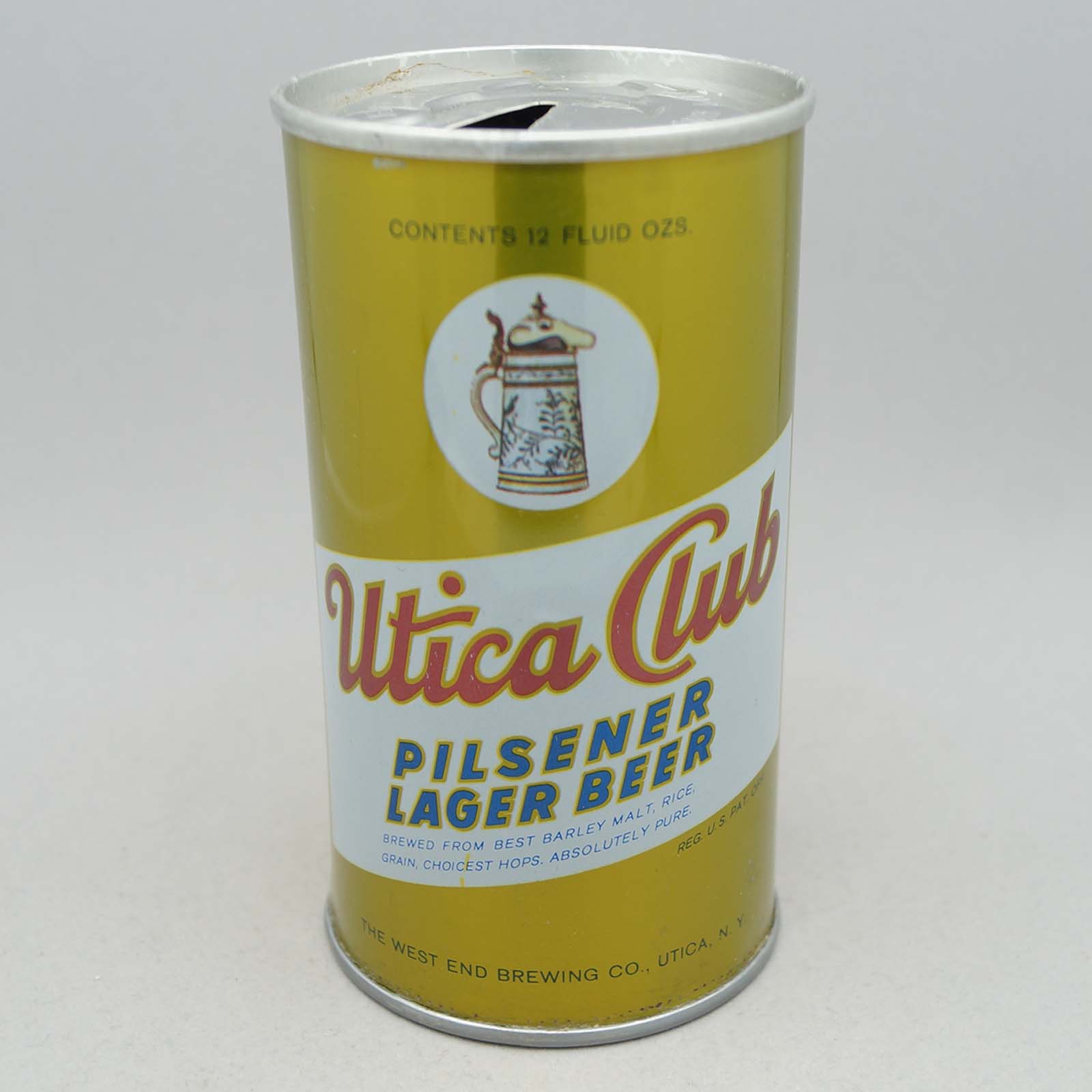 utica club 132-23 pull tab beer can 1