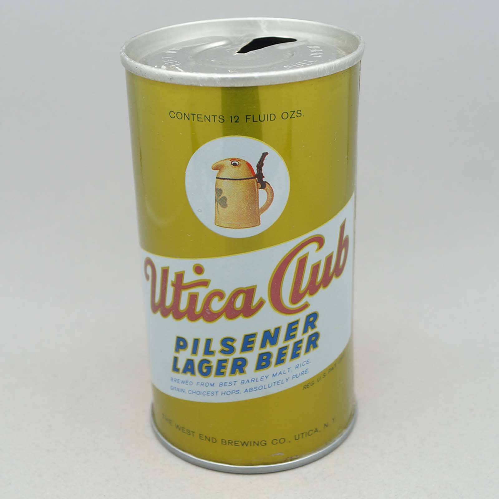 utica club 132-23 pull tab beer can 3