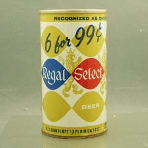 regal select l113-37 pull tab beer can 1