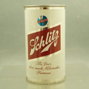 schlitz 120-30 flat top beer can 1